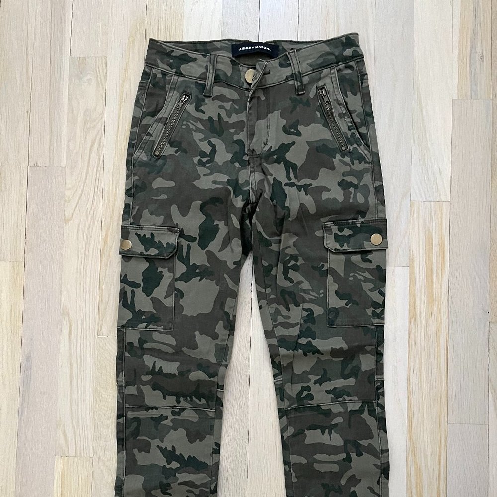 Ashley Maso Camo Cargo Pant